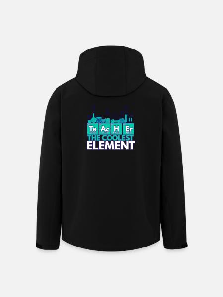 Teacher – The Coolest Element | Chemistry theme - Men’s Recycled Softshell Jacket by Stanley/Stella - black