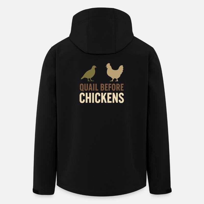 Quail Keeper Quail Farmer Backyard Quail - Men’s Recycled Softshell Jacket by Stanley/Stella - black