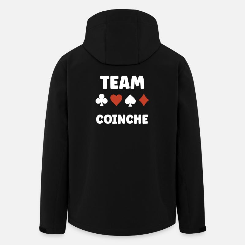 coinche - Veste softshell homme en polyester recyclé Stanley/Stella - noir