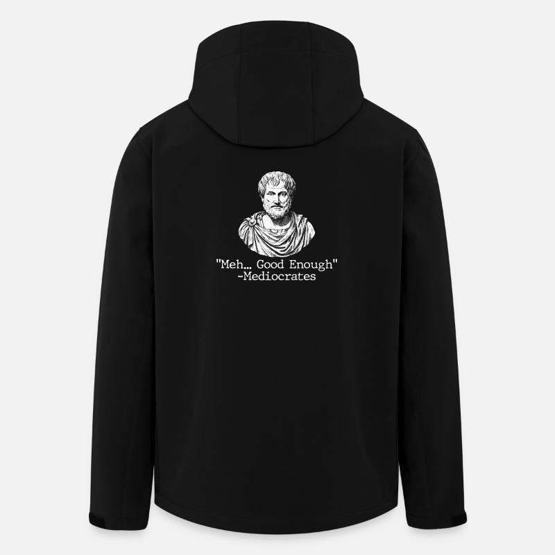Bof, assez bon médiocrate, sarcastique - Veste softshell homme en polyester recyclé Stanley/Stella - noir