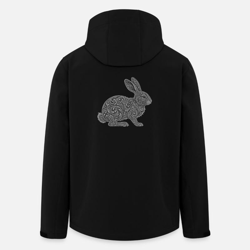 Hase - Recycelte Männer Softshell-Jacke von Stanley/Stella - Schwarz