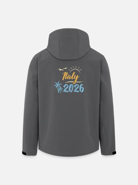 Italy 2026 - Men’s Recycled Softshell Jacket by Stanley/Stella - black