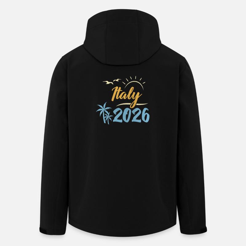 Italy 2026 - Men’s Recycled Softshell Jacket by Stanley/Stella - black