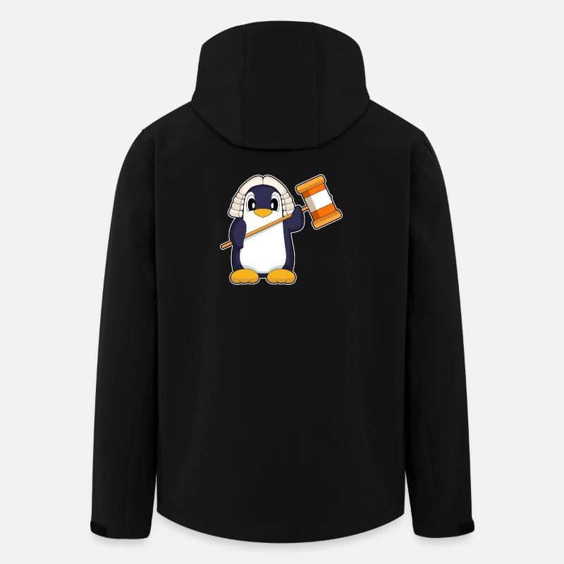 Pinguin Richter Richterhammer - Recycelte Männer Softshell-Jacke von Stanley/Stella - Schwarz