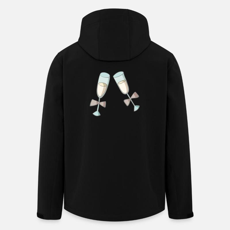 Sekt - Veste softshell homme en polyester recyclé Stanley/Stella - noir