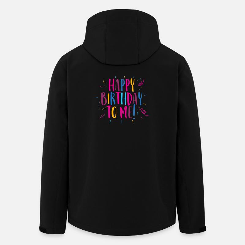 Congratulations on my birthday! - Men’s Recycled Softshell Jacket by Stanley/Stella - black