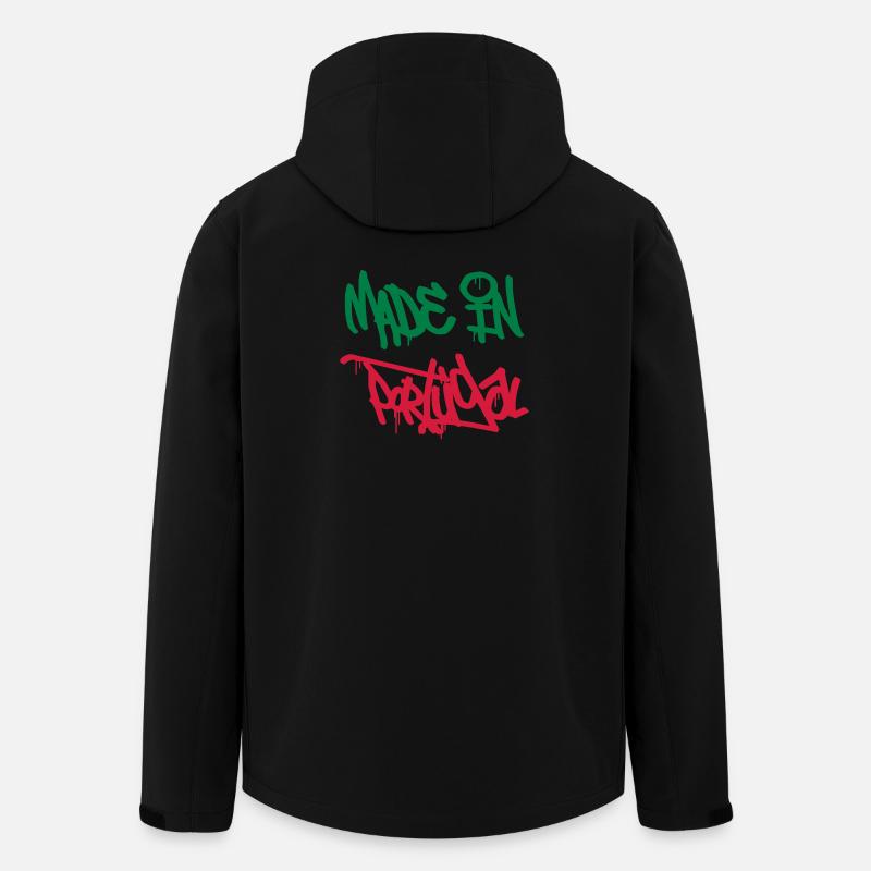 Made in Portugal - Recycelte Männer Softshell-Jacke von Stanley/Stella - Schwarz