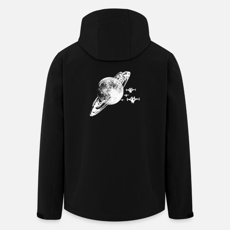 Der Planet - Recycelte Männer Softshell-Jacke von Stanley/Stella - Schwarz