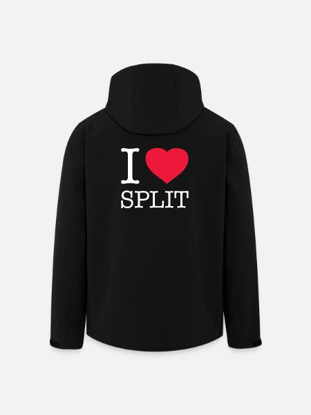 I LOVE SPLIT Croatia Kroatien - Men’s Recycled Softshell Jacket by Stanley/Stella - black