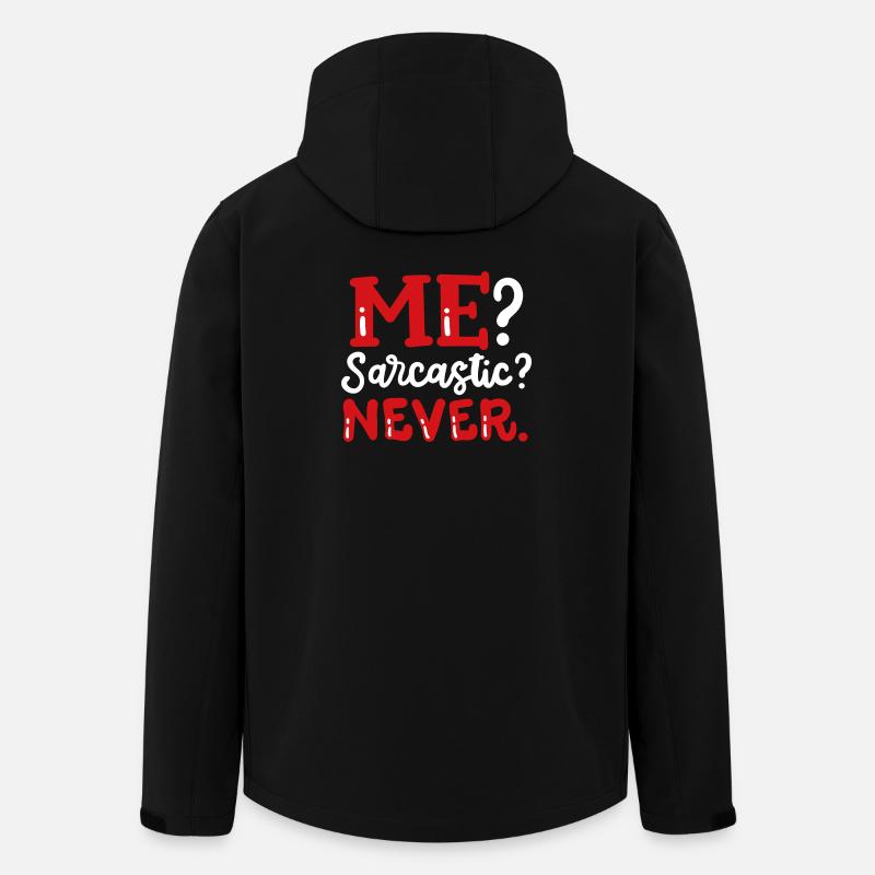 Sarkastisch lustiger Sarkasmus - Recycelte Männer Softshell-Jacke von Stanley/Stella - Schwarz
