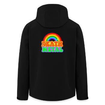 DEATH METAL - Men’s Recycled Softshell Jacket by Stanley/Stella - black - Back - AI Model Male 185 light (185cm)
