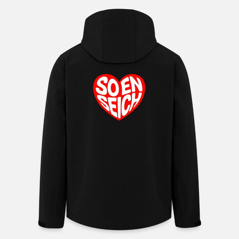 So en seich - Recycelte Männer Softshell-Jacke von Stanley/Stella - Schwarz