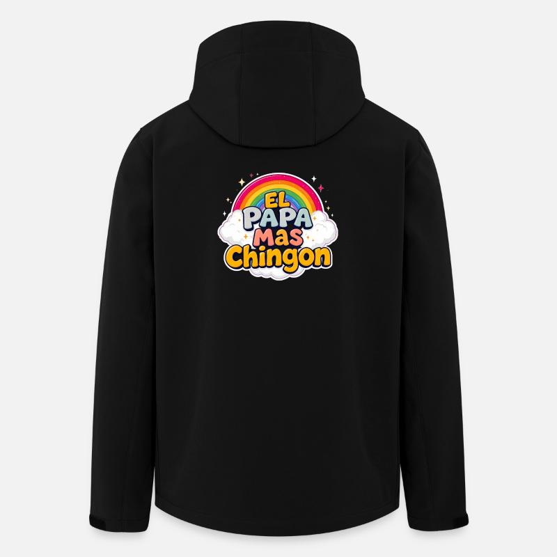El Papa Mas Chingon - Veste softshell homme en polyester recyclé Stanley/Stella - noir