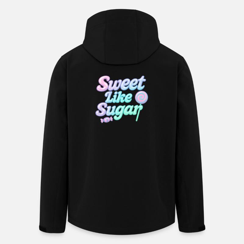 Doux comme du sucre / Y2K Design - Veste softshell homme en polyester recyclé Stanley/Stella - noir