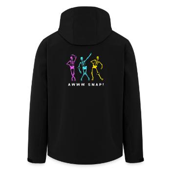 Armbruch Halloween Skelett Knochen Knochenbruch - Recycelte Männer Softshell-Jacke von Stanley/Stella - Schwarz - Hinten - AI Model Male 185 light (185cm)