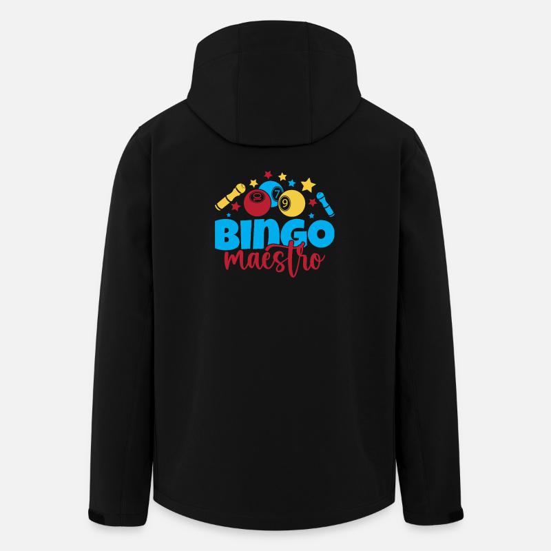 Bingo Game Maestro Bingo - Recycelte Männer Softshell-Jacke von Stanley/Stella - Schwarz