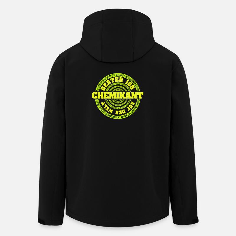 Technicien chimiste en tant que métier - Veste softshell homme en polyester recyclé Stanley/Stella - noir
