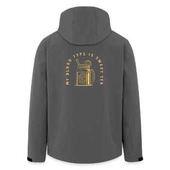 Chai Tee Sweet Tea - Recycelte Männer Softshell-Jacke von Stanley/Stella - Schwarz - Hinten - AI Model Male 185 light (185cm)