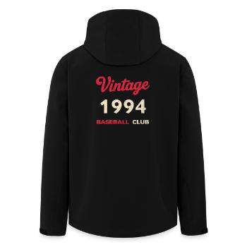 Vintage 1994 – Année de naissance rétro du club de baseball - Veste softshell homme en polyester recyclé Stanley/Stella - noir - Dos - AI Model Male 185 light (185cm)