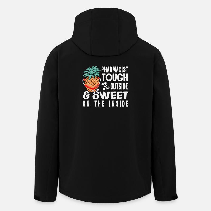 Pineapple apoteker, søde, hård apotek - Stanley/Stella Mænd Genanvendt Softshell-jakke Discoverer - sort