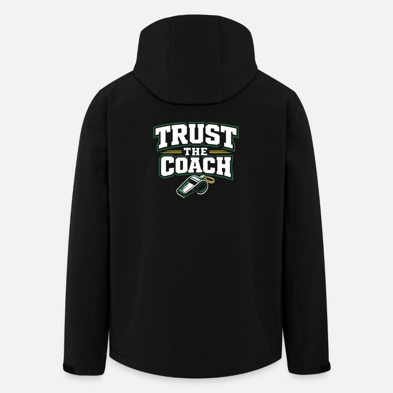 Fußballtraining Jugend-sport-trainer - Recycelte Männer Softshell-Jacke von Stanley/Stella - Schwarz