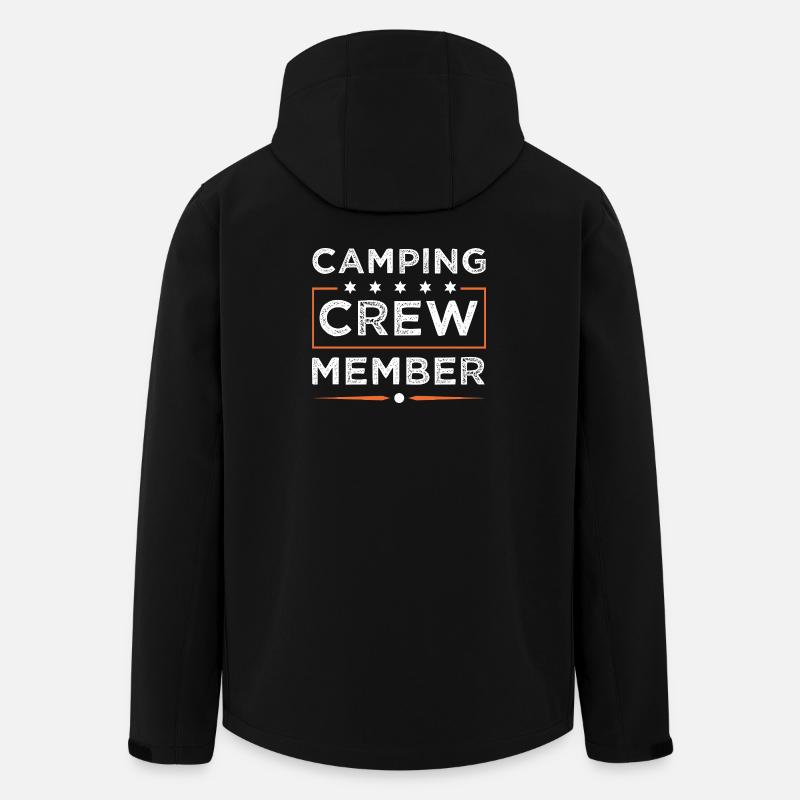 Camping Crew - Men’s Recycled Softshell Jacket by Stanley/Stella - black