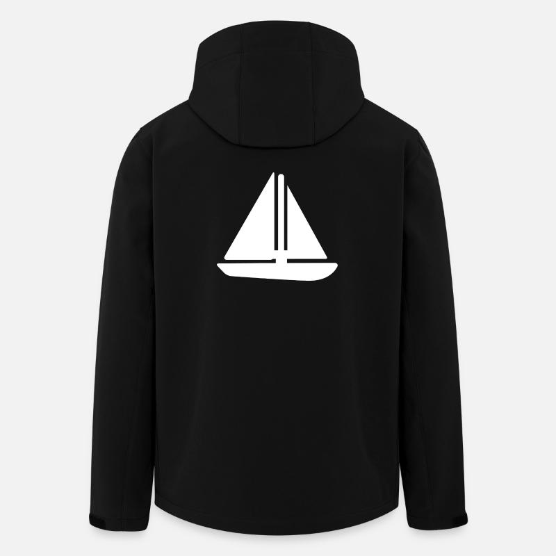 Voile - Veste softshell homme en polyester recyclé Stanley/Stella - noir