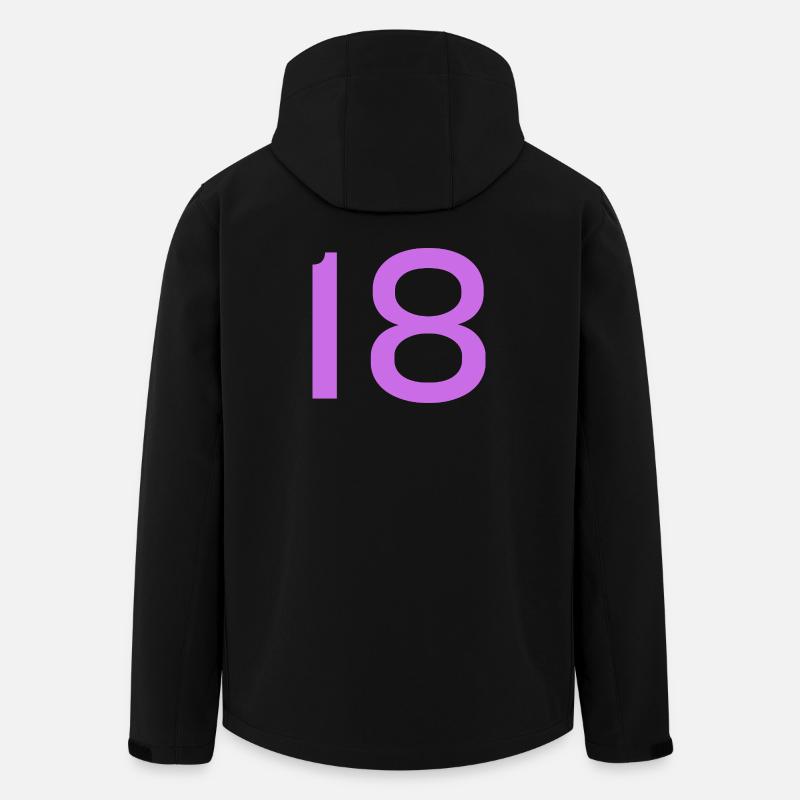 18 - Recycelte Männer Softshell-Jacke von Stanley/Stella - Schwarz