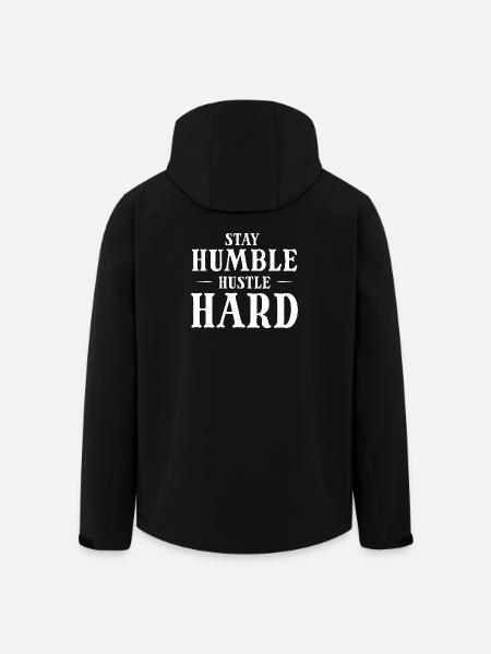 Hustle Hard Shirt - Men’s Recycled Softshell Jacket by Stanley/Stella - black