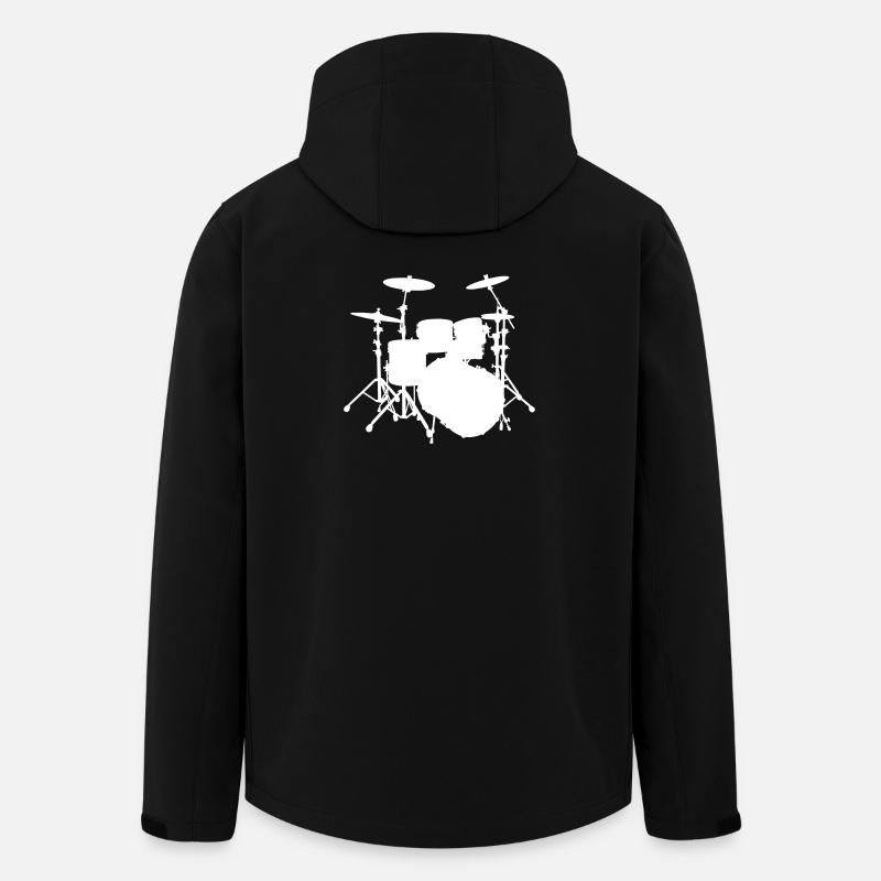 Percussion - Men’s Recycled Softshell Jacket by Stanley/Stella - black