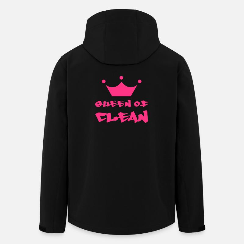 Queen of Clean - Recycelte Männer Softshell-Jacke von Stanley/Stella - Schwarz
