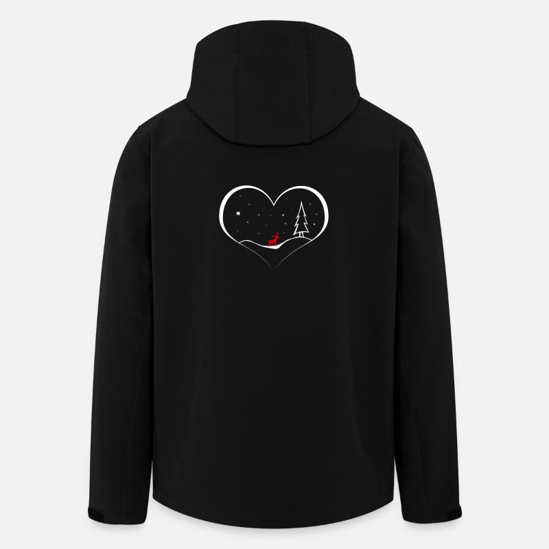 Noël - Veste softshell homme en polyester recyclé Stanley/Stella - noir