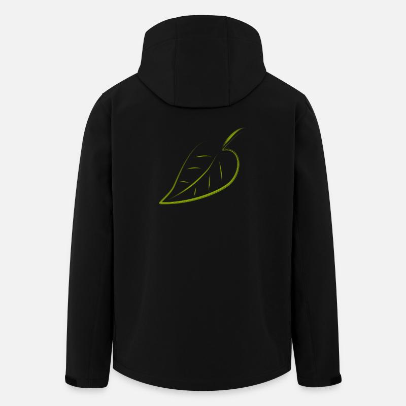 leaf - Men’s Recycled Softshell Jacket by Stanley/Stella - black