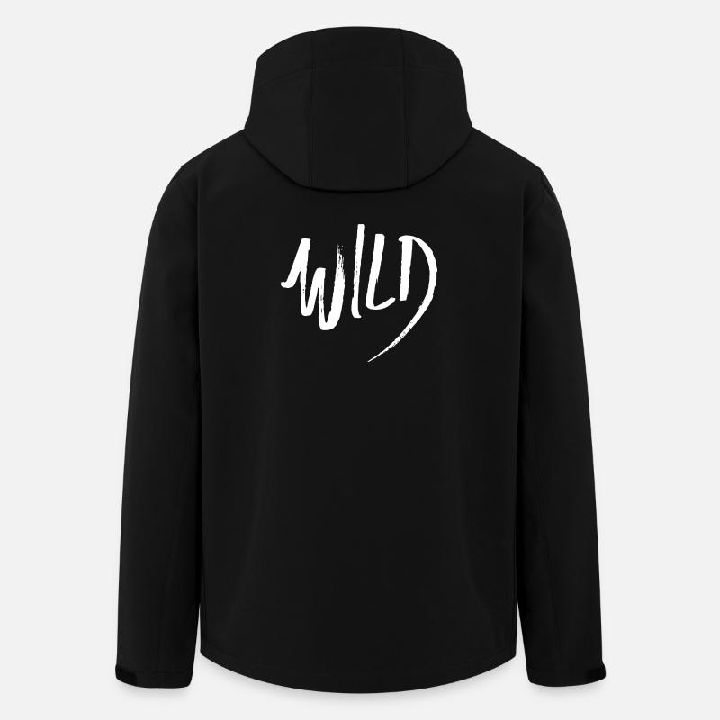 Wild (dark) - Men’s Recycled Softshell Jacket by Stanley/Stella - black