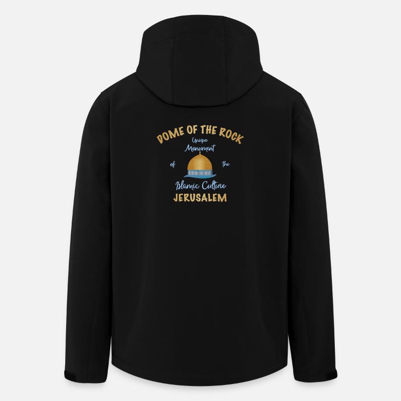 Felsendom auf dem Tempelberg, Jerusalem - Recycelte Männer Softshell-Jacke von Stanley/Stella - Schwarz