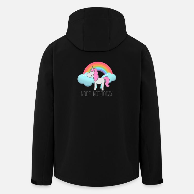 Nein. Heute nicht - Recycelte Männer Softshell-Jacke von Stanley/Stella - Schwarz