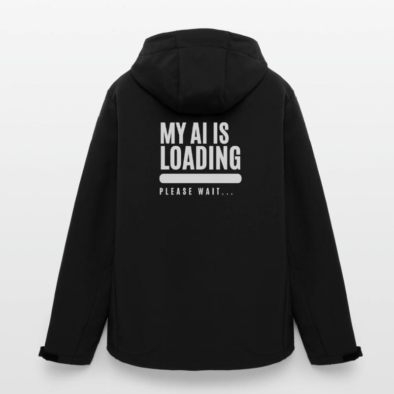 Humorous loading screen graphics Men’s Recycled Softshell Jacket by Stanley/Stella