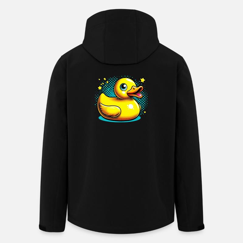 Caneton Canard Canard - Veste softshell homme en polyester recyclé Stanley/Stella - noir