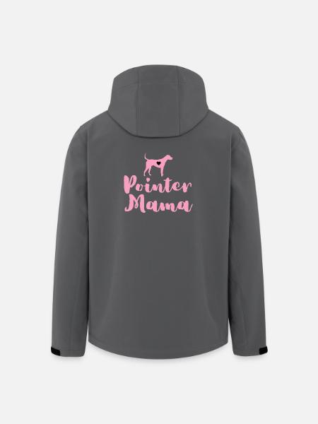 Allemand Pointer Maman Pointer Mama - Veste softshell homme en polyester recyclé Stanley/Stella - noir