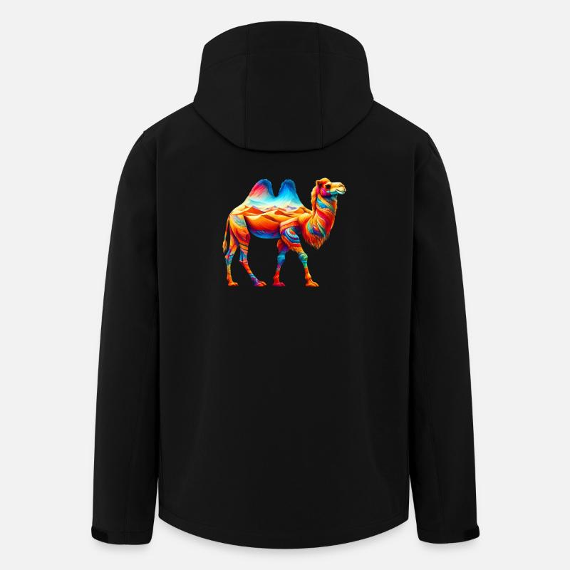 Kamel - Recycelte Männer Softshell-Jacke von Stanley/Stella - Schwarz