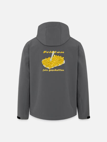 Pommes Frittes - Recycelte Männer Softshell-Jacke von Stanley/Stella - Schwarz