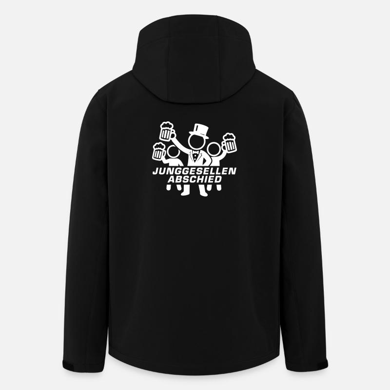 Junggesellenabschied Jga Bier - Recycelte Männer Softshell-Jacke von Stanley/Stella - Schwarz