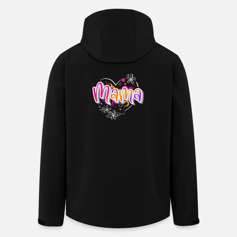 Maman - Veste softshell homme en polyester recyclé Stanley/Stella - noir