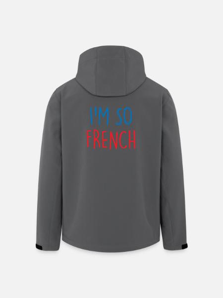 I'm so French France Frankreich - Recycelte Männer Softshell-Jacke von Stanley/Stella - Schwarz