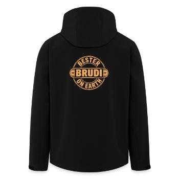 Meilleur frère - Veste softshell homme en polyester recyclé Stanley/Stella - noir - Dos - AI Model Male 185 light (185cm)