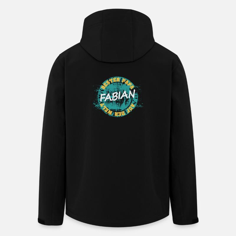 Geschenk für Fabian - Recycelte Männer Softshell-Jacke von Stanley/Stella - Schwarz