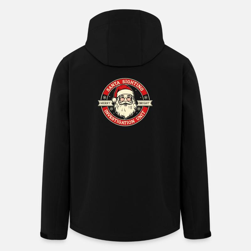 Weihnachtsmann-Sichtungsuntersuchungseinheit Lusti - Recycelte Männer Softshell-Jacke von Stanley/Stella - Schwarz