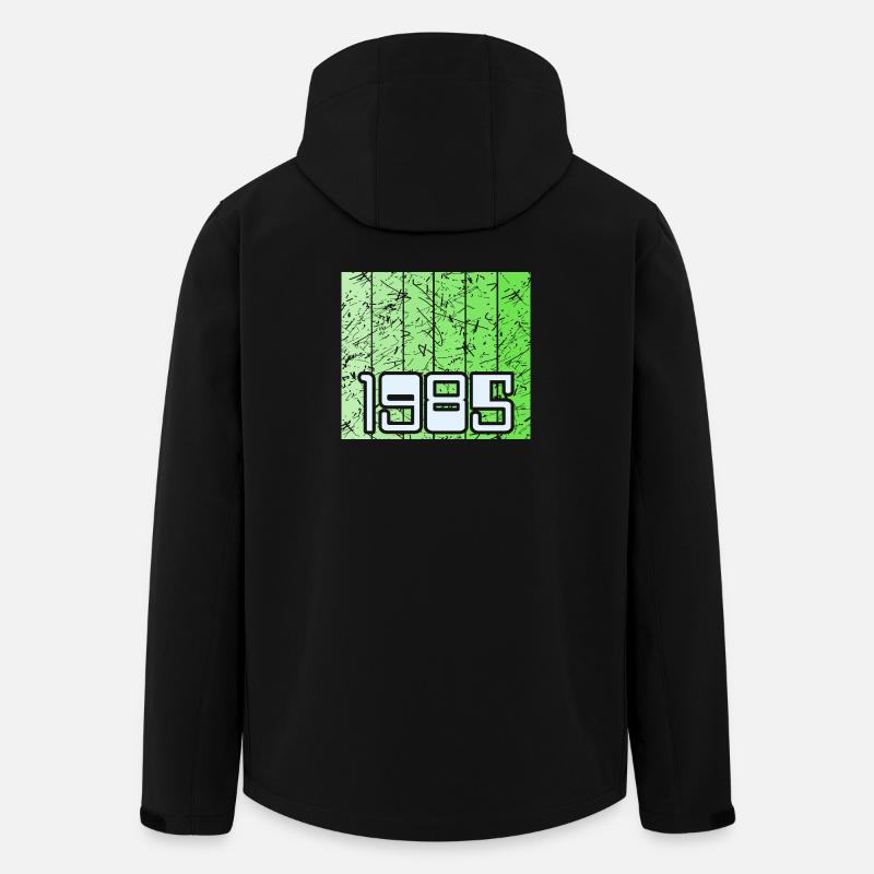 Gruen 1985 - Recycelte Männer Softshell-Jacke von Stanley/Stella - Schwarz