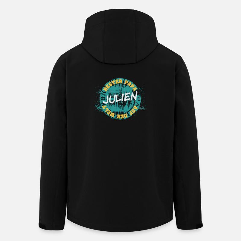 Geschenk für Julien - Recycelte Männer Softshell-Jacke von Stanley/Stella - Schwarz