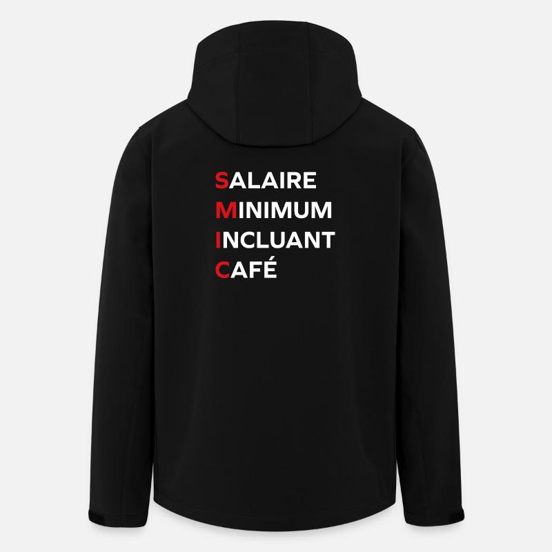 rsa - Veste softshell homme en polyester recyclé Stanley/Stella - noir